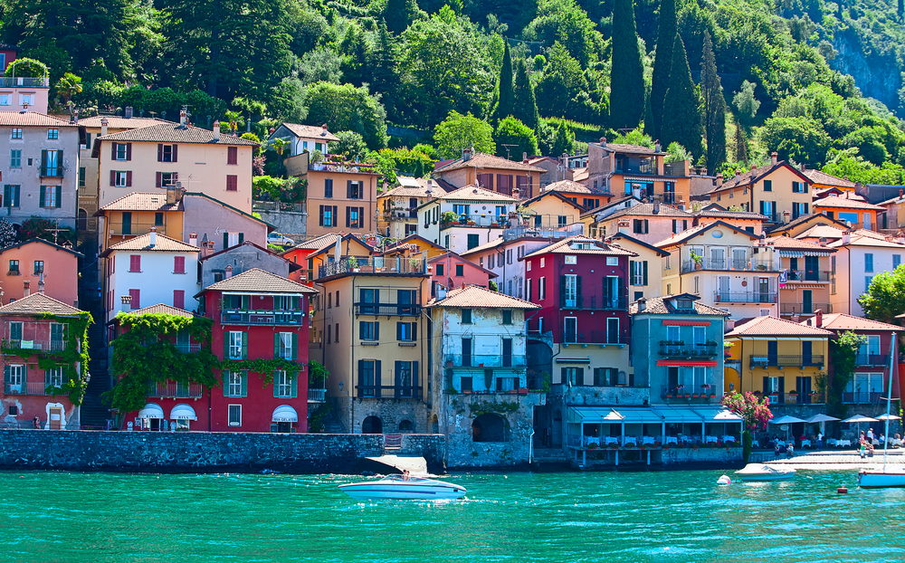 lake Como in northern Italy 