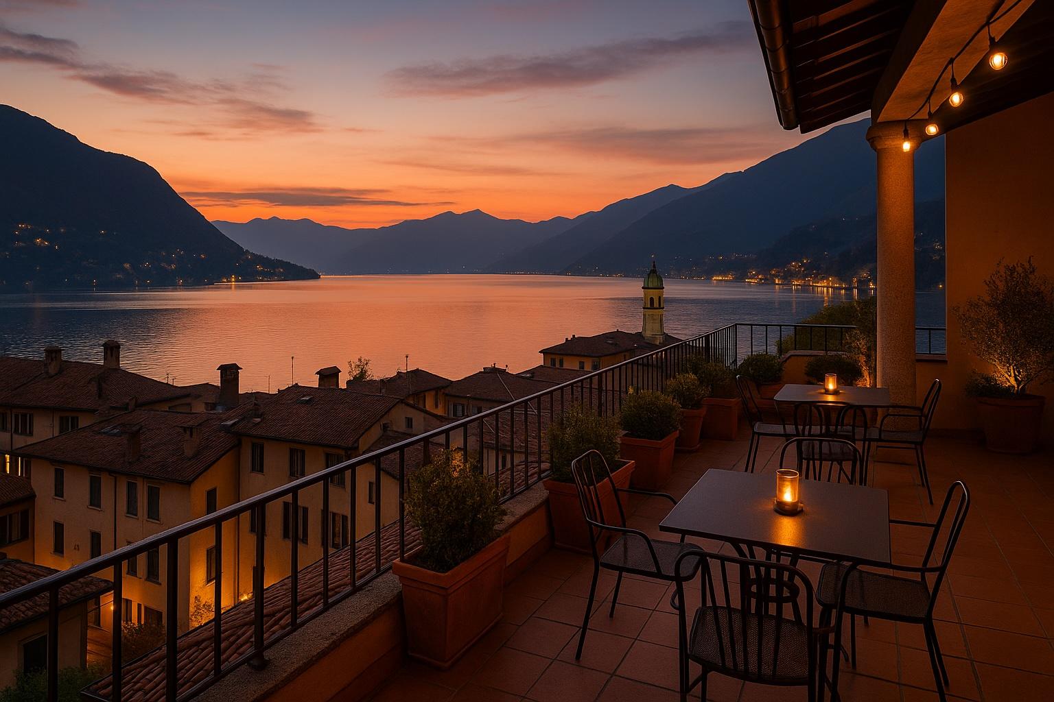 Autumn nights on rooftops: unexpected views over the lake