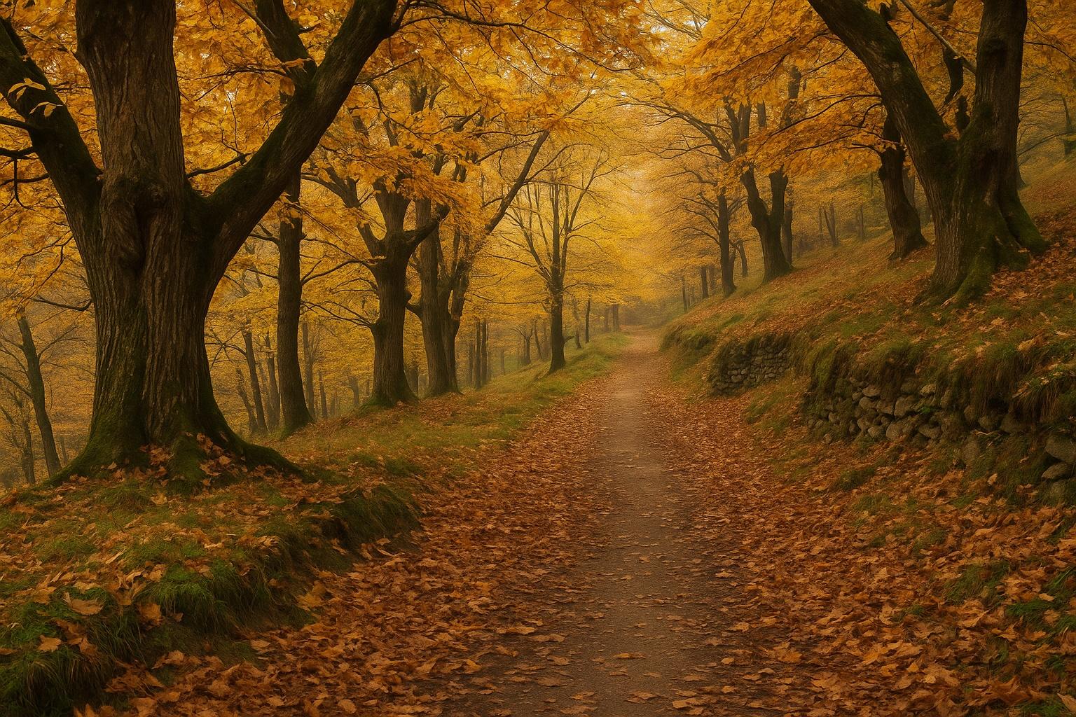 Under chestnut trees: autumn walks in forgotten valleys