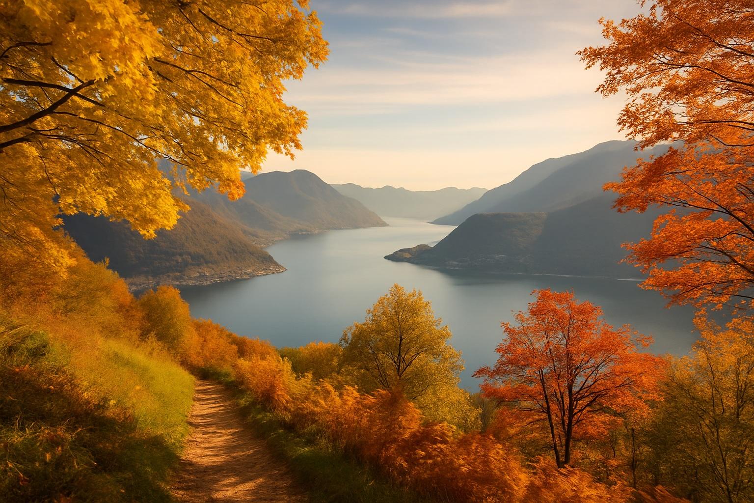 Autumn on Lake Como: the best trails among foliage and views