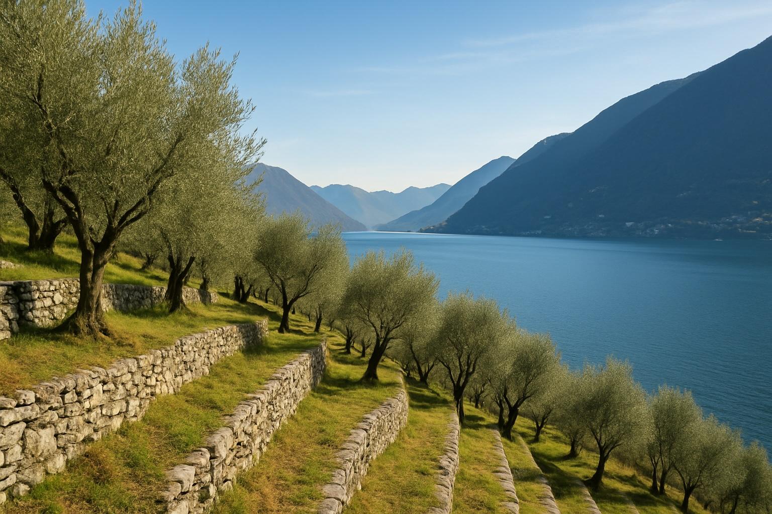 Olive groves by the water: forgotten traditions around the lake