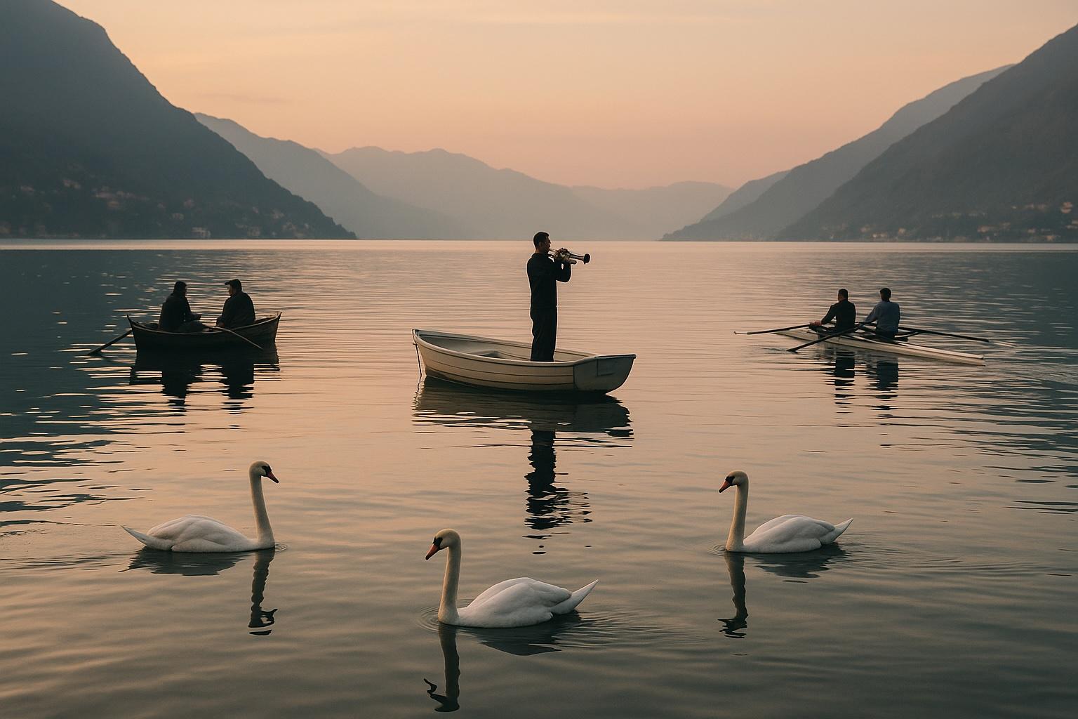 Silent mornings on Lake Como: when the water is only for fishermen