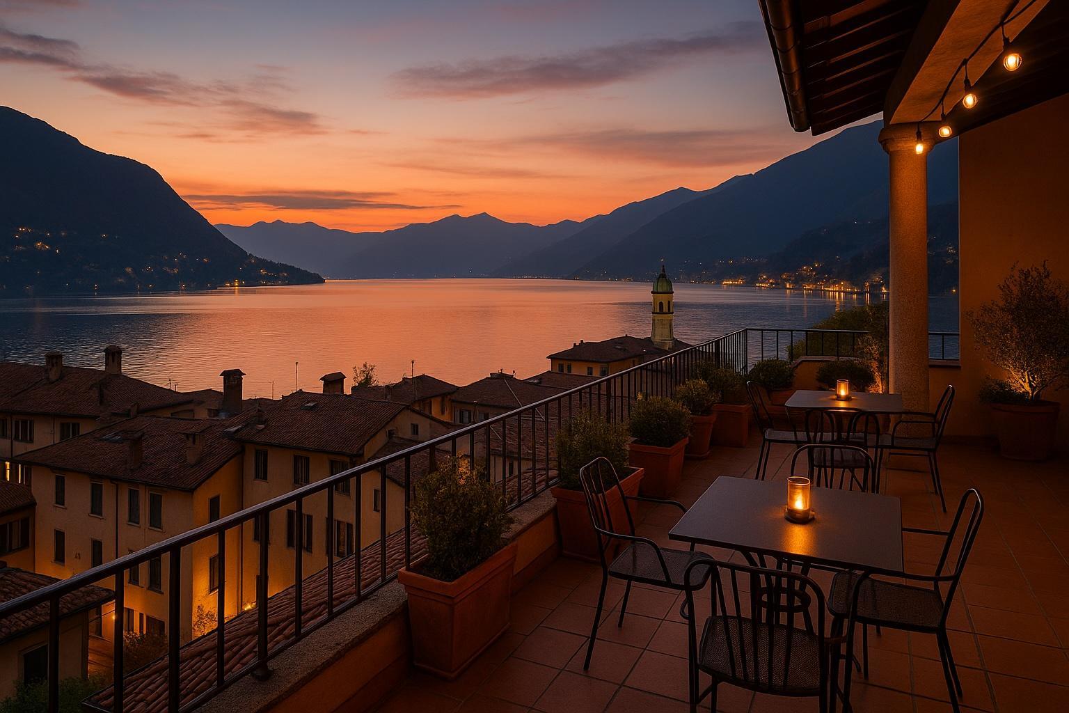 Autumn nights on rooftops: unexpected views over the lake