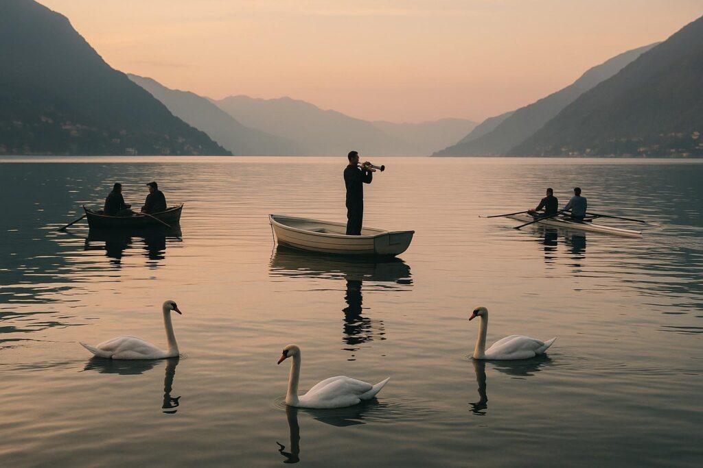 Silent mornings on Lake Como: when the water is only for fishermen